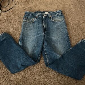550 Relaxed Fit Levi Vintage Jeans Classic Blue Denim Jeans